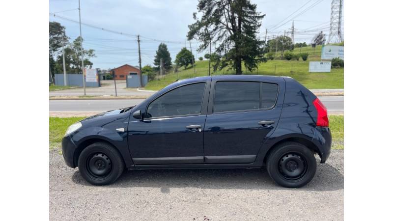 RENAULT - SANDERO - 2008/2009 - Azul - R$ 25.900,00