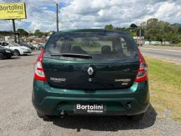 RENAULT - SANDERO - 2009/2010 - Verde - Sob Consulta