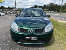 RENAULT - SANDERO - 2009/2010 - Verde - Sob Consulta
