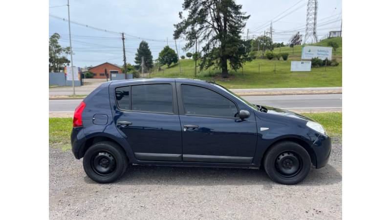 RENAULT - SANDERO - 2008/2009 - Azul - R$ 25.900,00