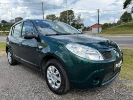 RENAULT - SANDERO - 2009/2010 - Verde - Sob Consulta