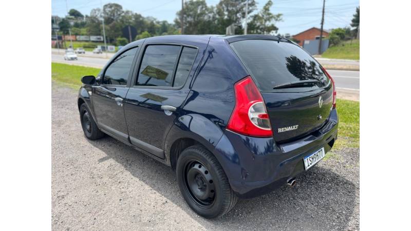 RENAULT - SANDERO - 2008/2009 - Azul - R$ 25.900,00