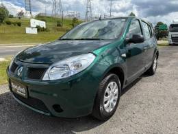RENAULT - SANDERO - 2009/2010 - Verde - Sob Consulta
