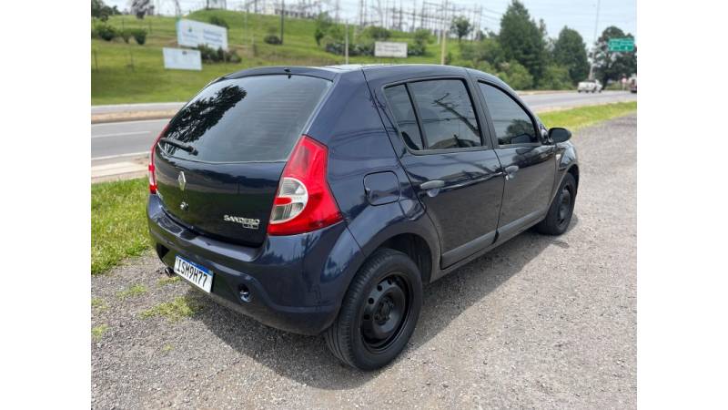 RENAULT - SANDERO - 2008/2009 - Azul - R$ 25.900,00